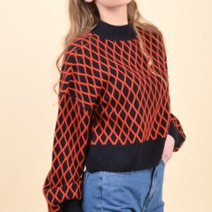 Pulover dama Noisy May Rosu - imagine 3