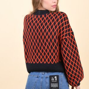 Pulover dama Noisy May Rosu - imagine 4