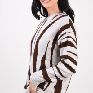 Pulover dama Pieces Tebra Maro - imagine 3
