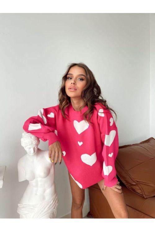 Pulover-dama-All-Hearts-fucsia.jpg