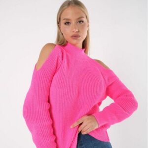 Pulover dama oversize Daya roz - imagine 2