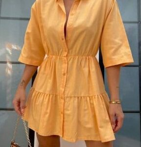 Rochie dama Camy Galben - imagine 3
