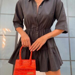 Rochie dama Camy Negru - imagine 1