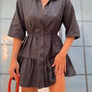 Rochie dama Camy Negru - imagine 2