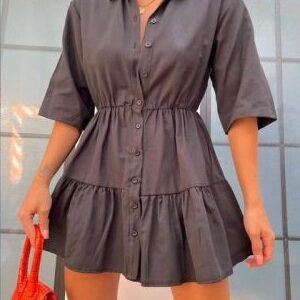 Rochie dama Camy Negru - imagine 4