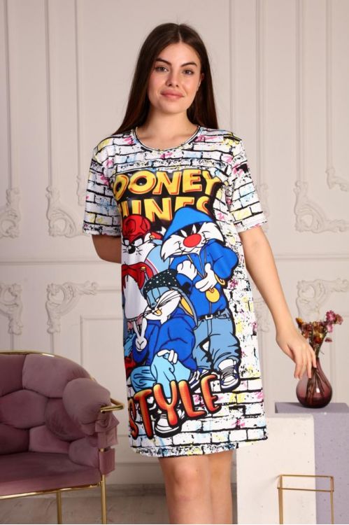 Rochie-Dama-Cartoons-In-My-Life-Multicolor.jpg