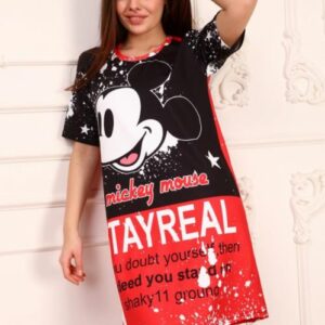 Rochie dama Cartoons In My Life Rosu - imagine 1