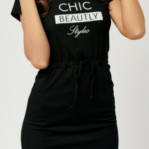 Rochie dama ChicStyle negru - imagine 1