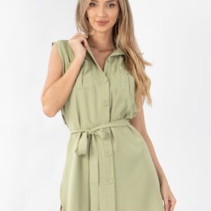 Rochie dama Clair Kaki - imagine 2