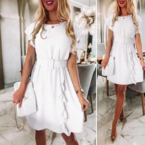 Rochie dama Dyssera Alb - imagine 1