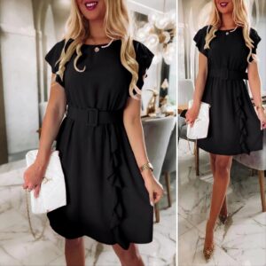 Rochie dama Dyssera Negru - imagine 1