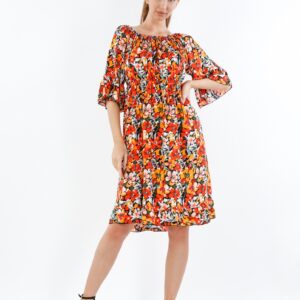 Rochie dama Fiona TT One Portocaliu - imagine 1