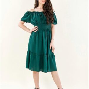 Rochie dama Fiona Two Verde - imagine 1