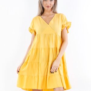 Rochie dama Joyceth Galben - imagine 3