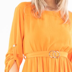Rochie dama Kasen Portocaliu - imagine 3
