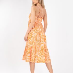 Rochie dama Linnaea Portocaliu - imagine 3