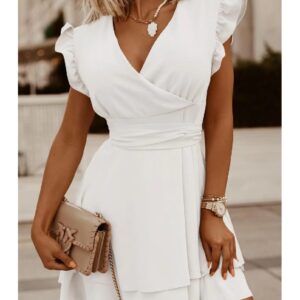Rochie dama Monesse Alb - imagine 1