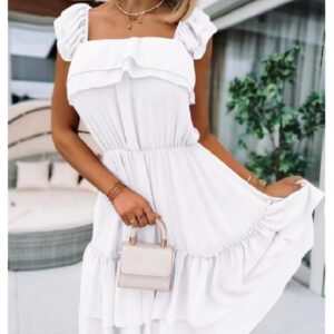 Rochie dama Myhta Alb - imagine 1