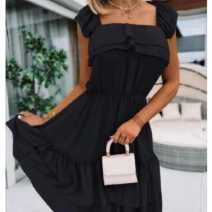 Rochie dama Myhta Negru - imagine 1