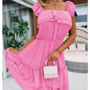 Rochie dama Myhta Roz - imagine 1
