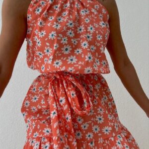 Rochie dama Panza Desyla One Portocaliu - imagine 1