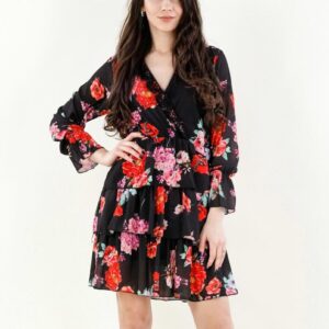 Rochie dama Piersy Negru - imagine 1