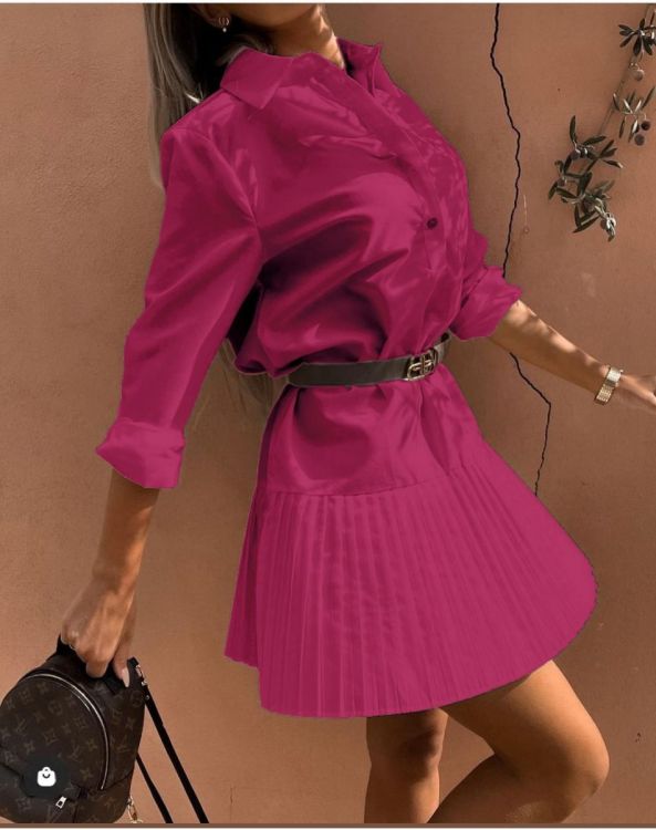 Rochie-Dama-Plisata-Lisa-Fucsia.jpeg