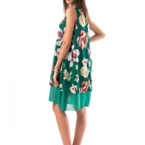 Rochie dama RowyFLowersBrew Verde - imagine 3