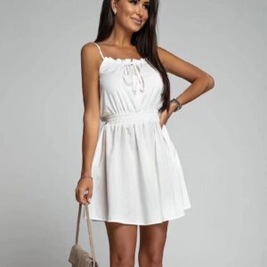 Rochie dama Tossy Alb - imagine 1