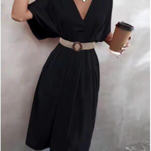 Rochie dama Vyenna Negru - imagine 1