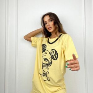 Rochie casual dama ClosedEyes Galben - imagine 1