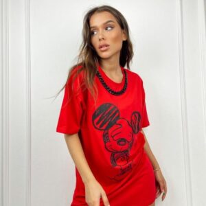 Rochie casual dama ClosedEyes Rosu - imagine 1