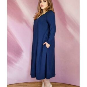 Rochie dama Sylvye bleumarin - imagine 4