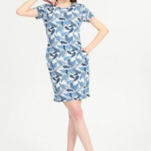 Rochie dama cu buzunare Delilah Bleu - imagine 1