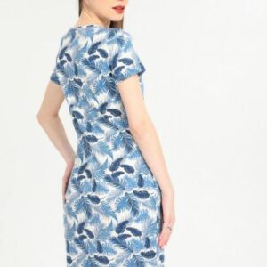 Rochie dama cu buzunare Delilah Bleu - imagine 2
