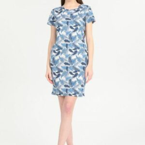 Rochie dama cu buzunare Delilah Bleu - imagine 3