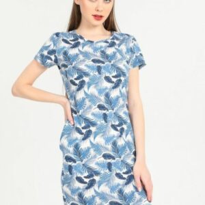 Rochie dama cu buzunare Delilah Bleu - imagine 4