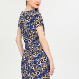 Rochie dama cu buzunare Delilah Bleumarin - imagine 4