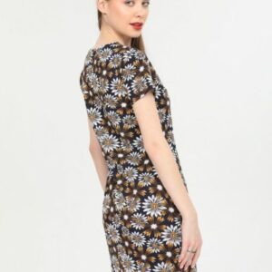 Rochie dama cu buzunare Delilah Crem - imagine 4