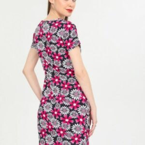 Rochie dama cu buzunare Delilah Fucsia - imagine 4