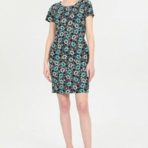 Rochie dama cu buzunare Delilah Turcoaz - imagine 1