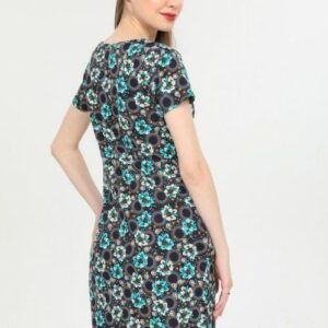 Rochie dama cu buzunare Delilah Turcoaz - imagine 4
