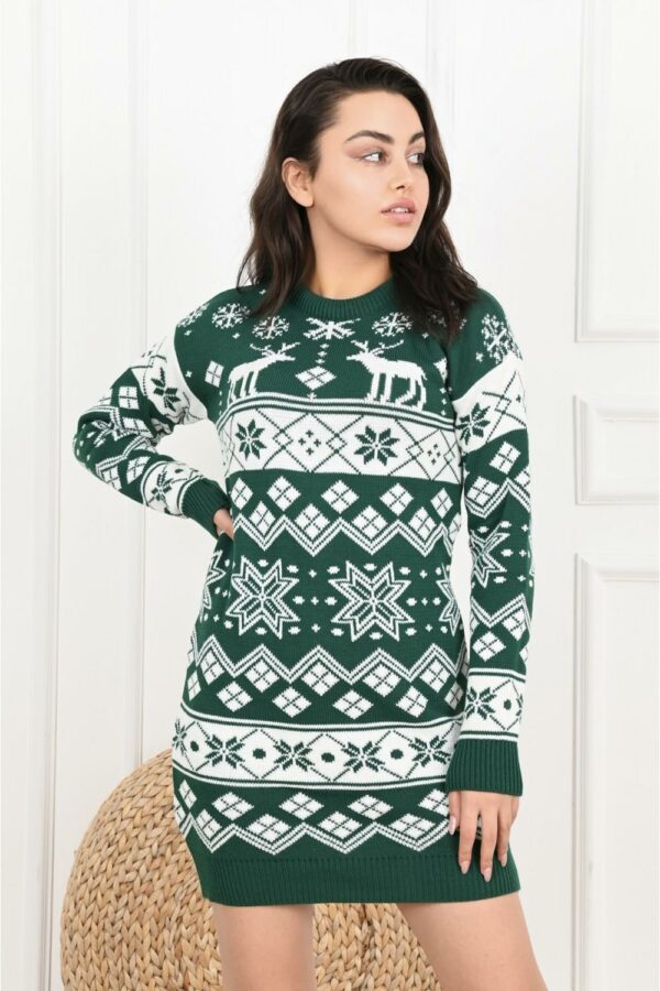 Rochie-dama-tricotata-Christmas-Six-verde.jpg