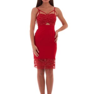 Rochie de ocazie DIVA rosie - imagine 1
