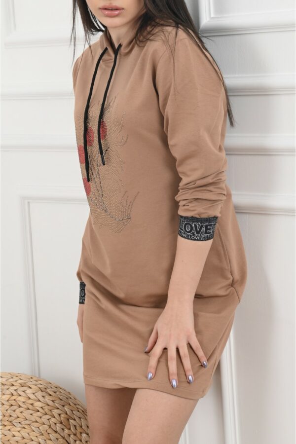 Rochie-sport-dama-Love-bej.jpg