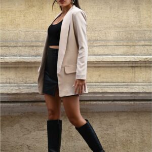 Sacou dama Miriam crem - imagine 2