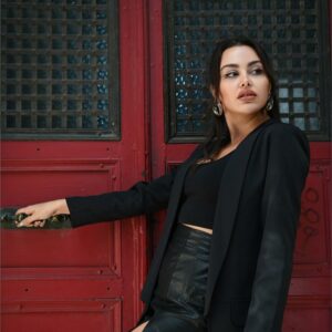 Sacou dama Miriam negru - imagine 2