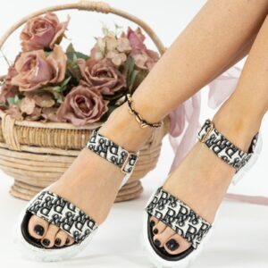 Sandale dama Sythma Negru - imagine 3