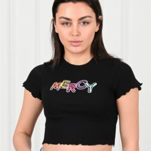 Top dama Mercy negru - imagine 1