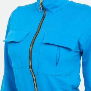 Trening casual dama Zipp Albastru - imagine 3